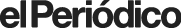 logotipo elperiodico in black